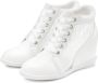 Lascana Sneakers Laarsjes Vrijetijdsschoen lage schoen met ingebouwde sleehak puntdetails - Thumbnail 1