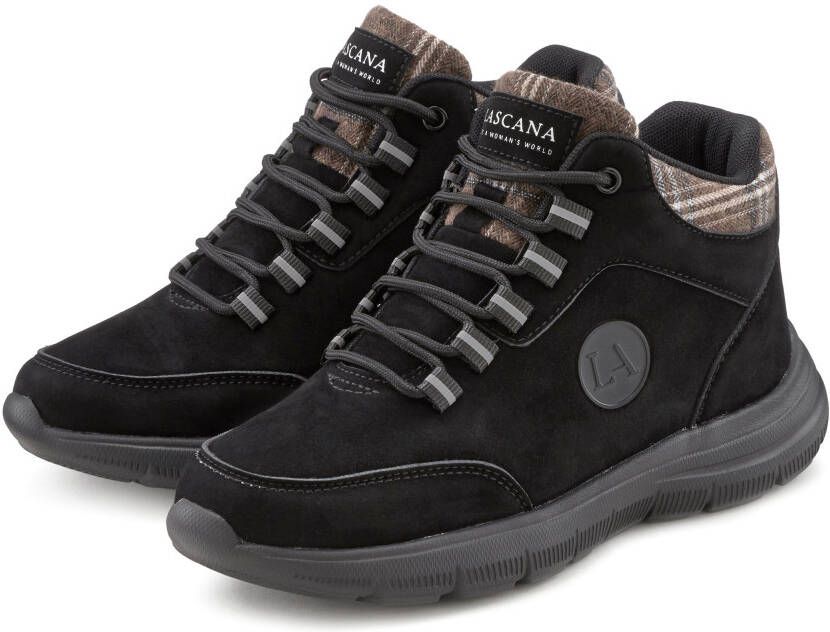 Lascana Sneakers met lichte zool outdoorschoen vrijetijdsschoen trekking boots vegan