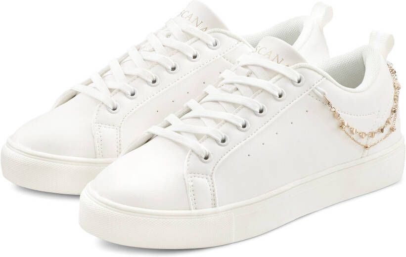 Lascana Sneakers modieus ketting-element veterschoenen vrijetijdsschoenen vegan