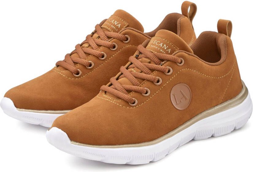 Lascana Sneakers onderhoudsvriendelijk ultralicht veterschoenen vrijetijdsschoenen vegan