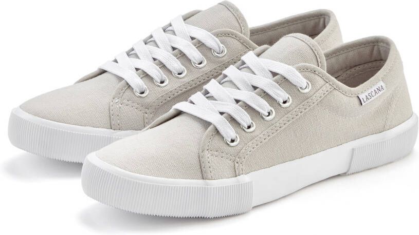 Lascana Sneakers van textiel veterschoen vrijetijdsschoen