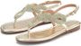 Lascana Teenslippers Sandaal pantoletten in metallic-look VEGAN - Thumbnail 1