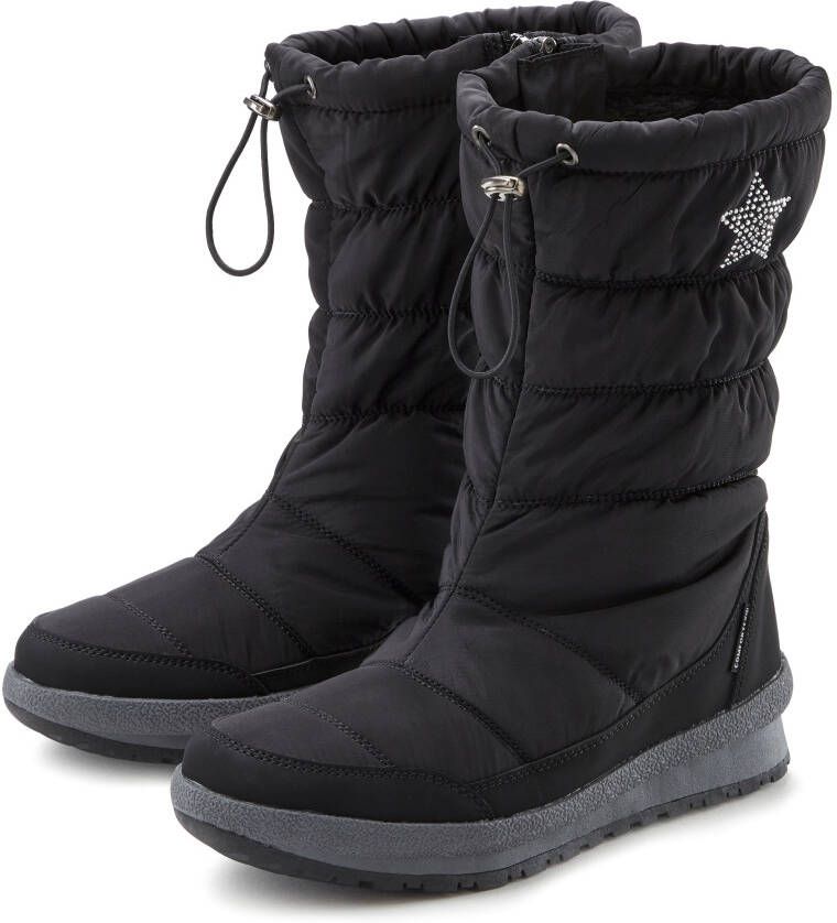 Lascana Winterlaarzen Enkellaars winterboots met warme voering waterafstotend