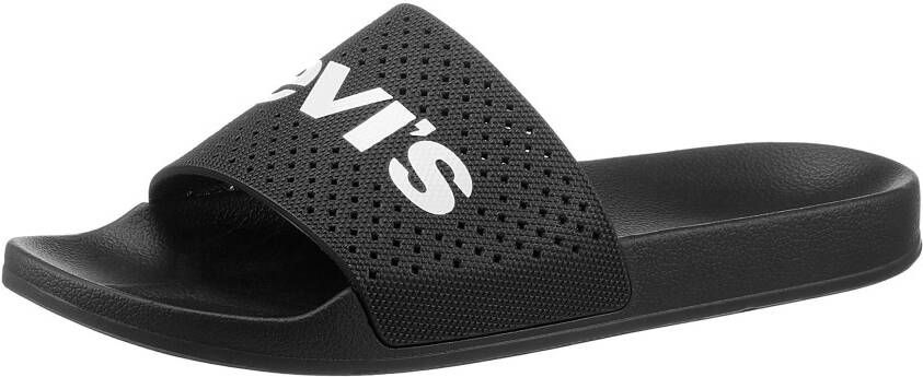 Levi's June Perf Slides Black White - Foto 2