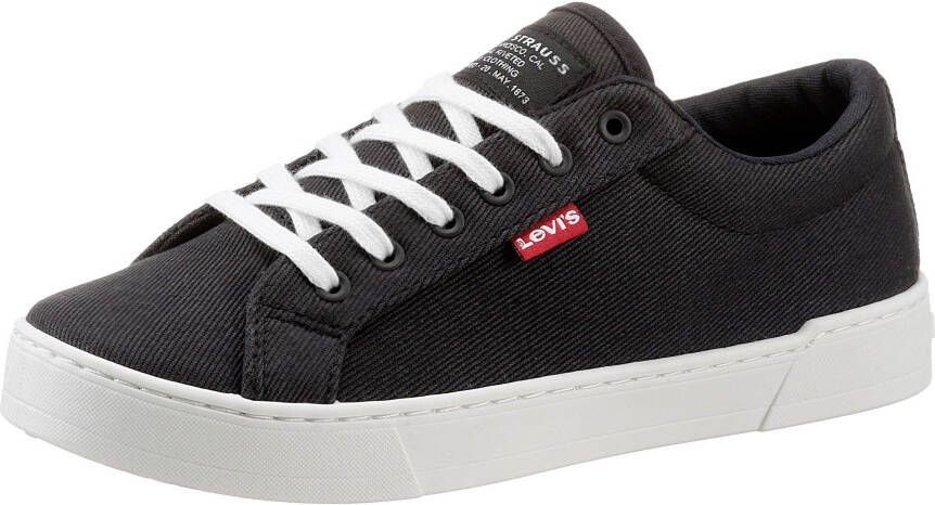 Levi's Plateausneakers MALIBU 2.0 met logo-patch vrijetijdsschoen halfhoge schoen veterschoen