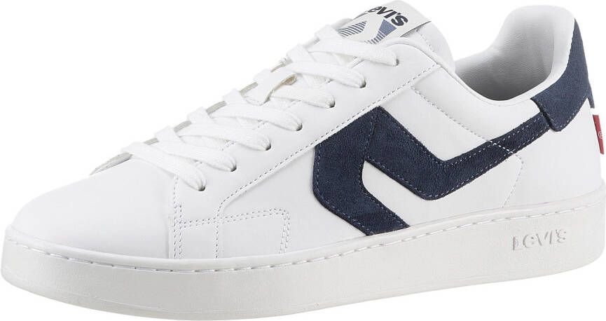 Levi's Sneakers SW met modieuze contrastafwerking vrijetijdsschoen lage schoen veterschoen