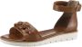 Marco Tozzi MT Vegan Soft Lining + Feel Me insole Dames Sandalen COGNAC - Thumbnail 2