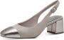 Marco Tozzi Slingback pumps avondschoen zomerschoen blokhak in modieuze vierkante vorm - Thumbnail 3