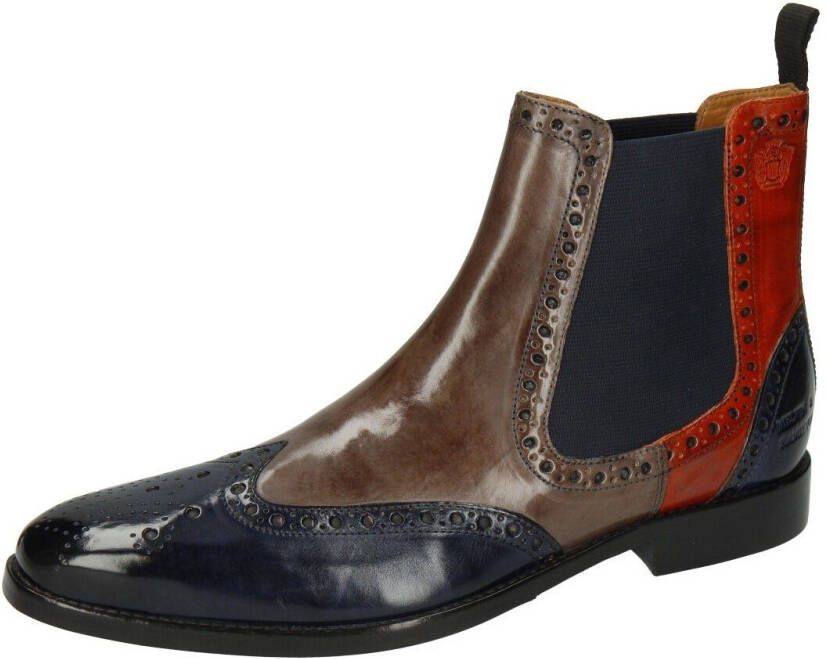 Melvin & Hamilton Chelsea-boots MARTIN 5 met leren loopzool