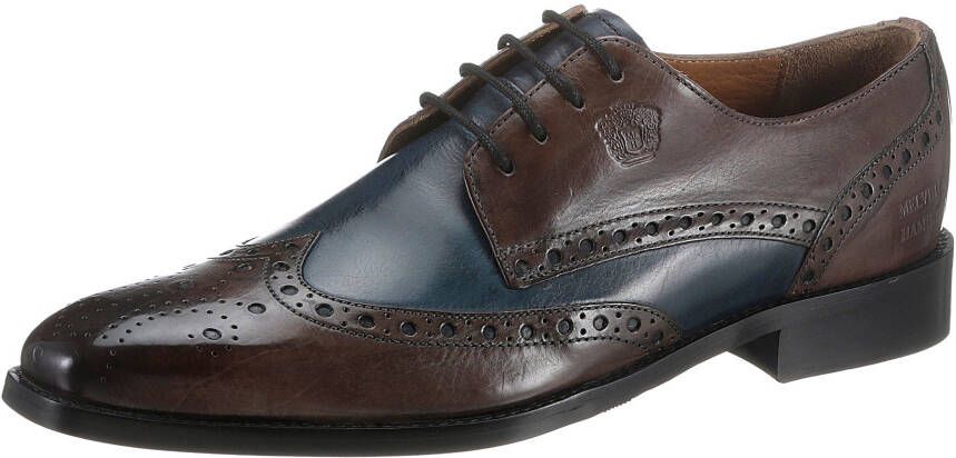 Melvin & Hamilton Schoenen met perforatie MARTIN 15 met doorstikte constructie halfhoge schoen veterschoen