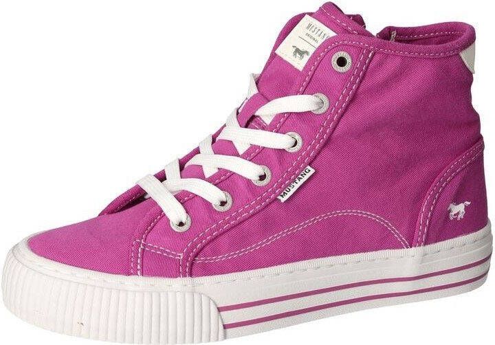 Mustang Shoes Hoge veterschoenen High-Top-Sneaker Vrijetijdsschoen plateau high top-sneaker vrijetijdsschoen met binnenrits