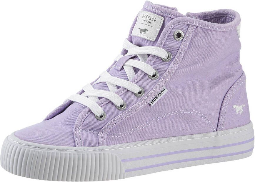 Mustang Shoes Hoge veterschoenen High-Top-Sneaker Vrijetijdsschoen plateau high top-sneaker vrijetijdsschoen met binnenrits