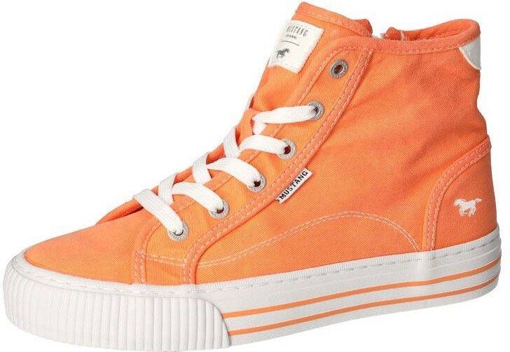 Mustang Shoes Hoge veterschoenen High-Top-Sneaker Vrijetijdsschoen plateau high top-sneaker vrijetijdsschoen met binnenrits