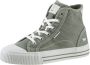 Mustang Shoes Plateausneakers veterschoen vrijetijdsschoen high top-sneaker met rits - Thumbnail 1