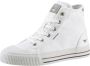 Mustang Shoes Plateausneakers veterschoen vrijetijdsschoen high top-sneaker met rits - Thumbnail 1