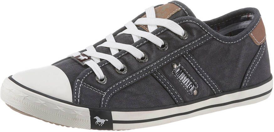 Mustang Shoes Sneakers vrijetijdsschoen lage schoen veterschoen met mustang merklabel