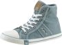 Mustang Shoes Sneakers High-Top-Sneaker Vrijetijdsschoen high top-sneaker veterschoen met label in de loopzool - Thumbnail 1