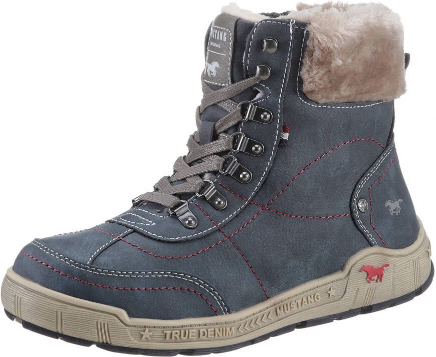 Mustang Shoes Winterlaarzen met faux-bont kraag in breedte g = breed - Foto 1