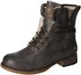 Mustang Shoes Winterlaarzen blokhak winterlaars veterschoenen bezet met studs - Thumbnail 2