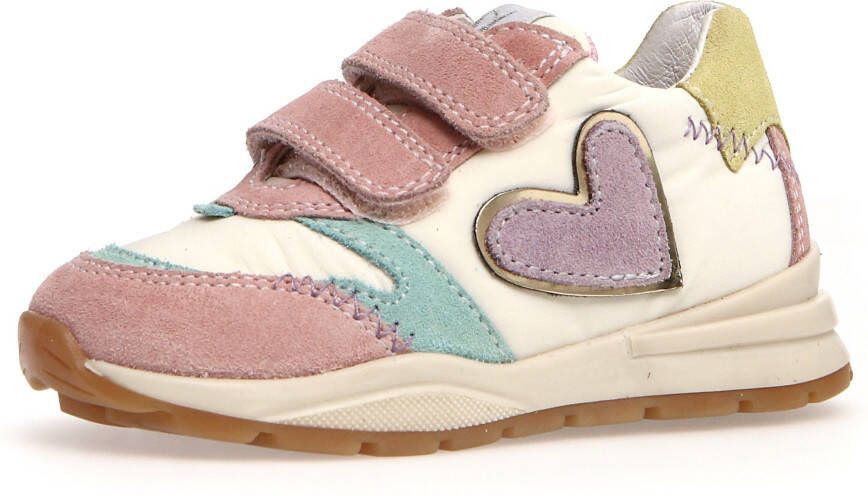 Naturino Sneakers Quelly VL in pastelkleuren