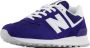 New Balance WL574FK2 Vrouwen Marineblauw Sneakers - Thumbnail 2