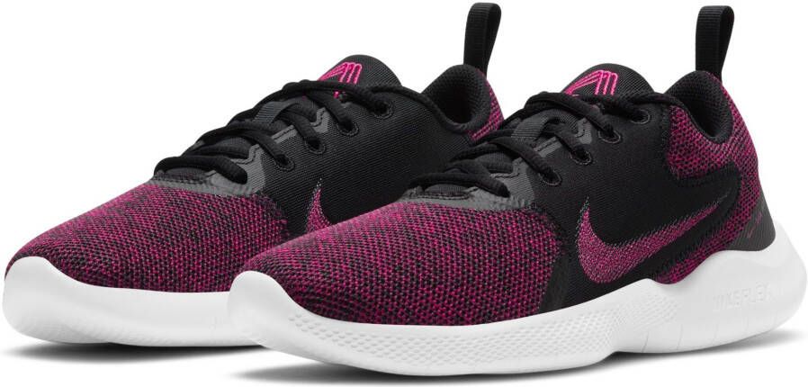 Nike Flex Experiencce Run 10 hardloopschoenen zwart fuchsia grijs - Foto 3