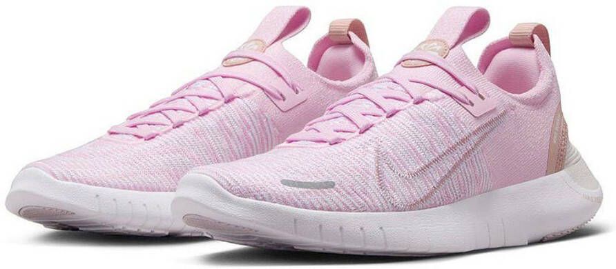 Nike Hardloopschoenen voor dames (straat) Free RN NN Pink Foam Pink Oxford Platinum Tint White- Heren Pink Foam Pink Oxford Platinum Tint White