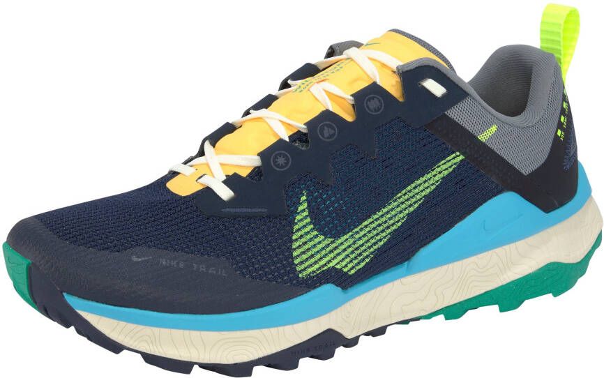 Nike react wildhorse 8 hardloopschoenen blauw heren