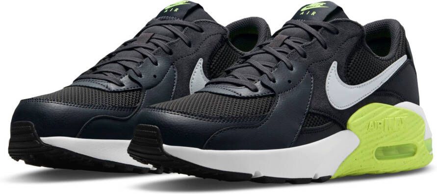 Nike Air Max Excee Heren Sneakers Dk Smoke Grey Wolf Grey-Black-Volt - Foto 3