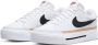 Nike Legacy Lift Lage Sneaker Wit Zwart Oranje White Dames - Thumbnail 4