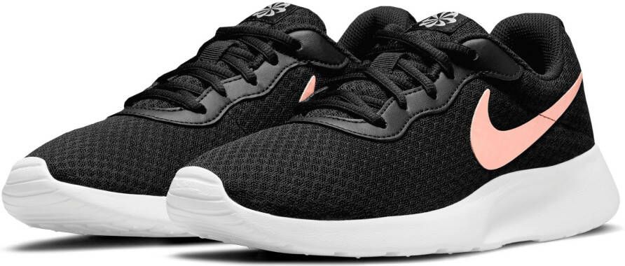 Nike Tanjun Sneakers Dames Black Mtlc Red Bronze Barely Volt White - Foto 3
