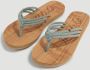 O'Neill Dames Slipper Ditsy Sandals Lily Pad KAKI - Thumbnail 3