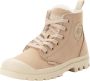 Palladium PAMPA HIGH ZIP WL VeterlaarzenHoge sneakersDames veterschoenenHalf-hoge schoenen Wit beige - Thumbnail 3