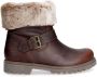 PANAMA JACK Singapur B23 Bruin Leer Biker boots Dames - Thumbnail 4