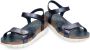 Panama Jack Platte Sandalen met Twee Banden Blue Dames - Thumbnail 2