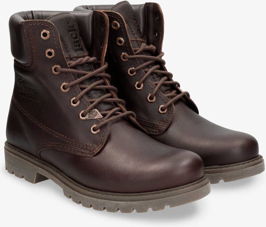 Panama Jack Veterschoenen hakken veterschoenen outdoor schoen met decoratieve naden