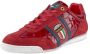 Pantofola d'Oro Fortezza Sneakers Heren Leren Veterschoenen Rood - Thumbnail 1