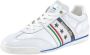 Pantofola d'Oro Imola Romagna Flag Sneakers Heren Leren Veterschoenen Wit - Thumbnail 1