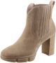 Paul Green 9033 Enkellaarsjes Enkelboots met rits Dames Beige - Thumbnail 3