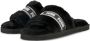 PUMA Slide Fluff Pantoffels zwart Imitatiebont Dames - Thumbnail 4