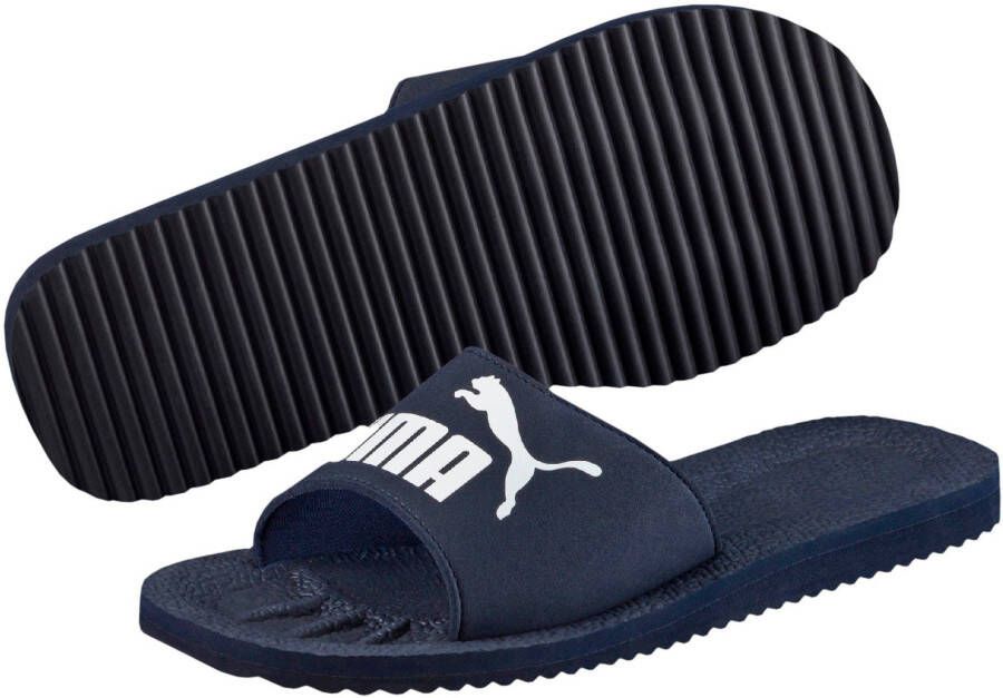 PUMA PureCat Slippers Unisex blauw wit - Foto 2