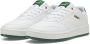 Puma Klassieke Court Sneaker met Groene en Gouden Accenten White Heren - Thumbnail 4