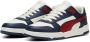 PUMA RBD Game Low Unisex Sneakers Club Navy-Intense Red-Warm White - Thumbnail 3