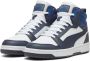 Puma Rebound v6 sneakers wit zwart kobaltblauw - Thumbnail 3