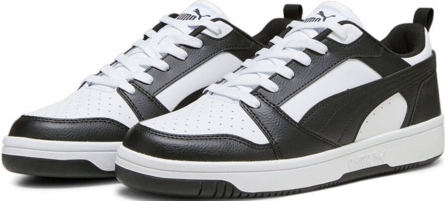 PUMA Rebound v6 Low Unisex Sneakers White- Black- White - Foto 3