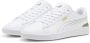 PUMA Vikky v3 Metallic Shine Dames Sneakers White- Gold- Silver - Thumbnail 2