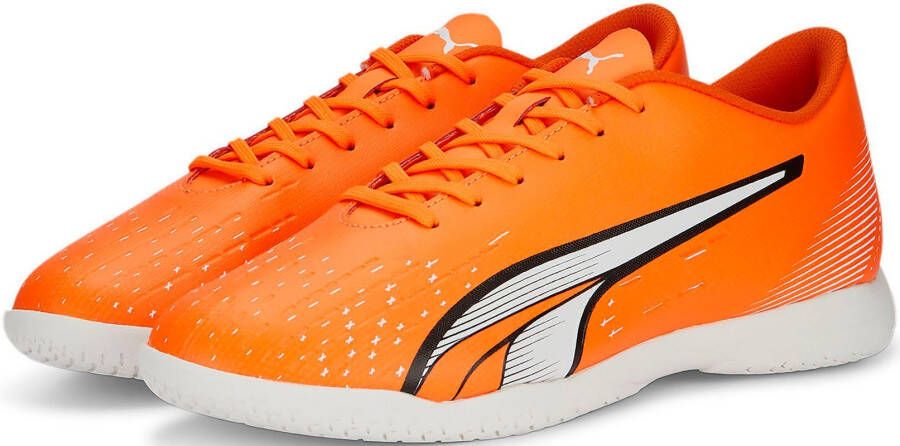 PUMA Ultra Play Zaalvoetbalschoenen (IN) Oranje Wit Blauw - Foto 1