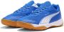 Puma Solarflash III senior zaalvoetbalschoenen kobaltblauw wit - Thumbnail 3