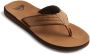 Quiksilver Carver Nubuck Sandalen EU 42 oranje bruin - Thumbnail 3