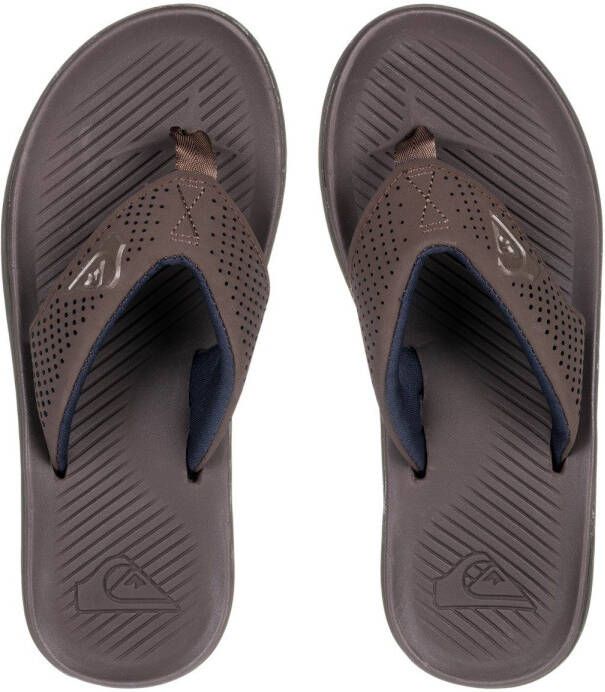 Quiksilver Herenslippers Haleiwa bruin - Foto 2